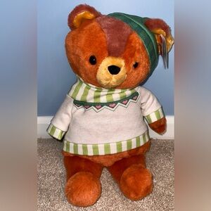 NWT Wild Republic Amazon Exclusive 2024 Holiday Bear 14”Eco-Friendly Plush Cozy.